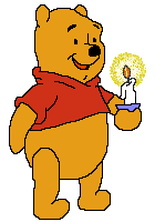pooh kaars